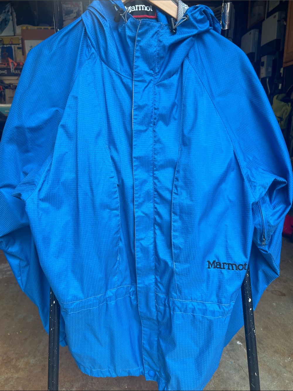 Marmot Kids Bright Blue Hooded Raincoat